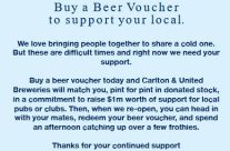 Buy a beer voucher!